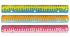Keyroad Pravítko 30 cm, Coral - mix motivů