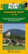Štiavnické vrchy - 1:50 000 Turistická a cykloturistická mapa