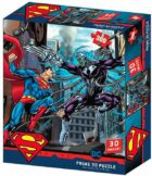 Puzzle 3D - Superman vs Electro / 300 dílků