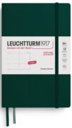 Weekly Planner 2026 Paperback (B6+) Forest Green