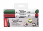 Kores K-MARKER Popisovač na bílé tabule a flip charty, kulatý hrot 3 mm, mix 4 barev