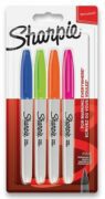 Permanentní popisovač Sharpie Fine sada 4 ks, doplňkové barvy