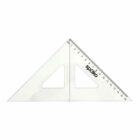 Spoko trojúhelník s ryskou 16 cm - transparentní