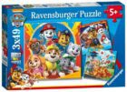 Ravensburger Puzzle Tlapková patrola - Hrátky v listí 3 x 49 dílků