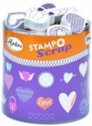 Razítka Stampo Scrap - srdíčka 35 ks