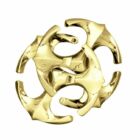 Mini Huzzle Cast - Rotor gold