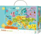 Puzzle Mapa Evropy 100 dílků