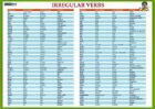 Irregular verbs / Nepravidelná slovesa - Naučná karta