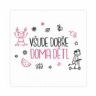 Dámské tričko - Všude dobře, doma děti, vel. L