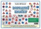 Sada 48 malých karet (A7) - dopravní značky