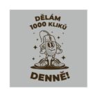 Pánské tričko - Dělám 1000 kliků denně, vel. XL