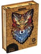 Unidragon dřevěné puzzle - Pohádková liška velikost M