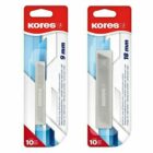 Náhradní čepel pro odlamovací nůž 18 mm (10 čepelí v plastovém pouzdru)