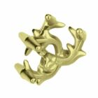 Mini Huzzle Cast - Elk gold