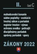 Zákony 2022 II/C - Trestné právo, Exekučný poriadok, Správne právo (e-kniha)
