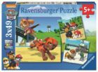 Puzzle Tlapková Patrola: Psí tým 3x49 dílků