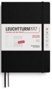 Weekly Planner & Notebook 2026 Medium (A5) Black