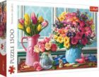 Trefl Puzzle Kytice ve váze / 1500 dílků