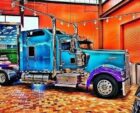 Diamantové malování Nablýskaný truck 30x40cm