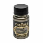 Metalická barva na textil Cadence Dora Textile - antracit / 50 ml
