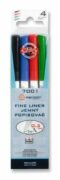 Koh-i-noor popisovač jemný fine liner 7001 0,3mm/ 4ks