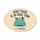 Cedulka na dveře - Díky Tobě
