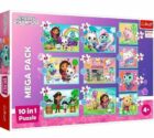 Puzzle Gábinin kouzelný domek MEGA PACK 10v1