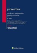 Judikatúra vo veciach (ne)platnosti právnych úkonov