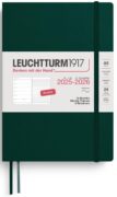 Weekly Planner & Notebook 2026 Medium (A5) 18 Months Forest Green