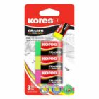 Kores Pryž KE30 NEON barevný mix 40 x21 x 10 mm 3 ks