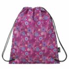 Bagmaster Dívčí školní sáček na přezůvky/sport SHOES ALFA 9 A PINK/VIOLET