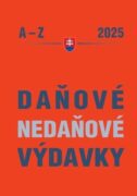 Daňové a nedaňové výdavky 2025