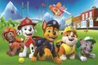 Puzzle Tlapková patrola na trávníku
