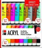 Marabu akrylová barva EFFECT 18 x 36 ml