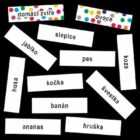 Význam slov - kartičky se slovy určené k třídění slov dle významu