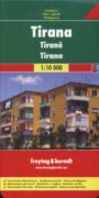 PL 118 Tirana 1:10 000 / plán města