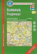 KČT 66 Šumava Trojmezí 1:50 000 Turistická mapa