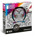 Puzzle 3D Colour Therapy Sova/500 dílků