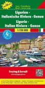 AK 0631 Ligurie - Italská riviéra - Janov 1:150 000 / automapa+ mapa volného času