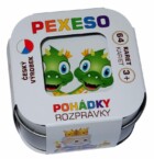 Pexeso Pohádky 64 karet společenská hra v plechové krabičce 6,5x6,5x4cm 9ks v boxu