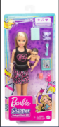 Barbie Chůva + miminko/doplňky - černé tričko