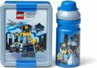 Svačinový set LEGO City (láhev a box) - modrá