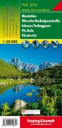 WK 374 Montafon, Silvretta High Alpine Road, Schruns-Tschagguns, Piz Buin, Klostertal 1:50 000 / tur