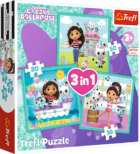 Puzzle Gábinin kouzelný domek Gábinčiny činnosti 3v1 (20,36,50 dílků)