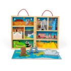 Bigjigs Toys Dřevěná cestovatelská hrací sada