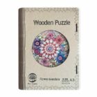 Dřevěné puzzle/Flower Mandala A3