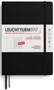 Weekly Planner & Notebook 2026 Medium (A5) 18 Months Black