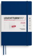 Weekly Planner & Notebook 2026 Medium (A5) Navy