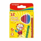 Keyroad Pastelky trojhranné poloviční 12 ks