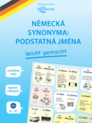 Německá synonyma: podstatná jména (e-kniha)